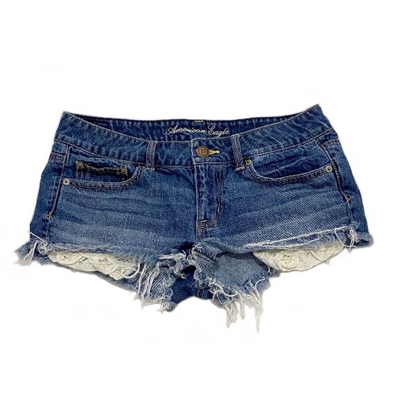 American Eagle Outfitters Pants - American Eagle Frayed Hem Shorts 8